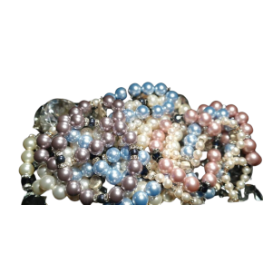 SW Crystal pearl bracelet in many colors
