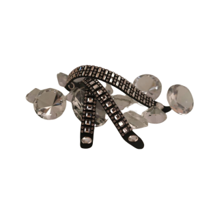 SW Crystals bracelet in black & crystal