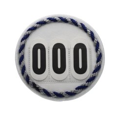 Runde stvnenumre hvide nuancer - Design Selv.