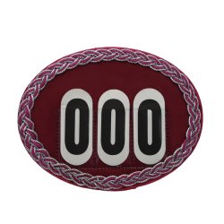 Ovale stvnenumre rde nuancer - Design Selv.