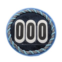 Runde stvnenumre bl nuancer - Design Selv.