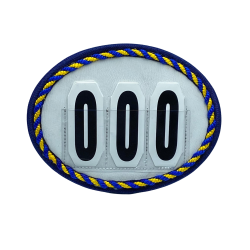 Ovale stvnenumre hvide nuancer - Design Selv.