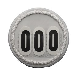 Runde stvnenumre hvide nuancer - Design Selv.