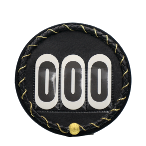 Round competition numbers black nuances  - Design Yourself.