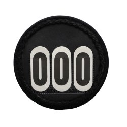 Runde stvnenumre sorte nuancer - Design Selv.