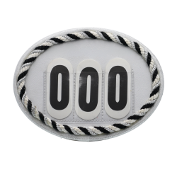 Ovale stvnenumre hvide nuancer - Design Selv.