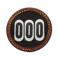 Runde stvnenumre brune nuancer - Design Selv.