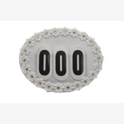 Ovale stvnenumre hvide nuancer - Design Selv.