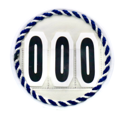 Runde stvnenumre hvide nuancer - Design Selv.