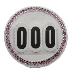 Runde stvnenumre hvide nuancer - Design Selv.