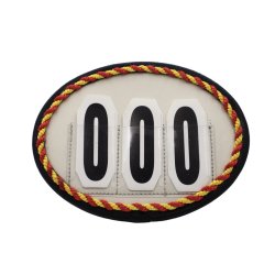 Ovale stvnenumre hvide nuancer - Design Selv.