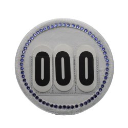 Runde stvnenumre hvide nuancer - Design Selv.