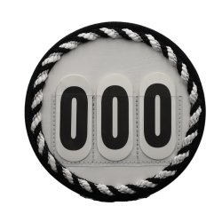 Runde stvnenumre hvide nuancer - Design Selv.