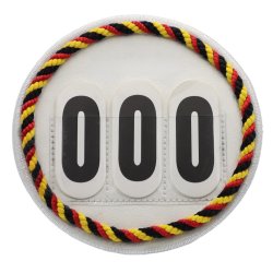 Runde stvnenumre hvide nuancer - Design Selv.