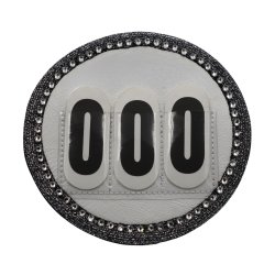 Runde stvnenumre hvide nuancer - Design Selv.