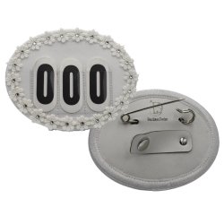 Ovale stvnenumre hvide nuancer - Design Selv.