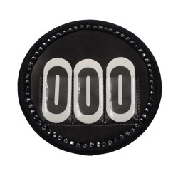 Runde stvnenumre sorte nuancer - Design Selv.