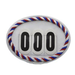 Ovale stvnenumre hvide nuancer - Design Selv.