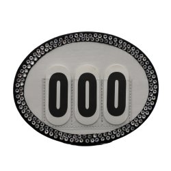 Ovale stvnenumre hvide nuancer - Design Selv.