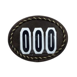 Ovale stvnenumre brune nuancer - Design Selv.