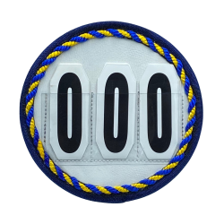 Runde stvnenumre hvide nuancer - Design Selv.