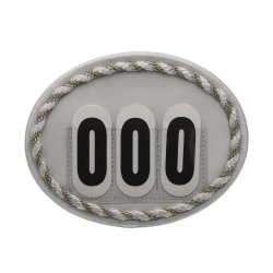 Ovale stvnenumre hvide nuancer - Design Selv.