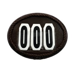 Ovale stvnenumre brune nuancer - Design Selv.