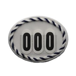 Ovale stvnenumre hvide nuancer - Design Selv.