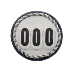 Runde stvnenumre hvide nuancer - Design Selv.