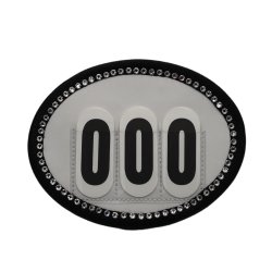 Ovale stvnenumre hvide nuancer - Design Selv.