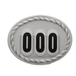 Ovale stvnenumre hvide nuancer - Design Selv.