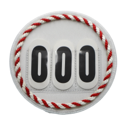 Runde stvnenumre hvide nuancer - Design Selv.